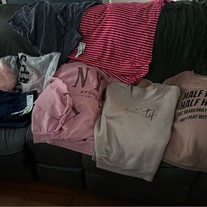 winter sweaters,sweatshirts size 3XL & 2XL, summer outfits size XL, jeans 15